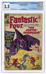 FANTASTIC FOUR #21 DECEMBER 1963 CGC 3.5 VG-.