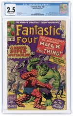 FANTASTIC FOUR #25 APRIL 1964 CGC 2.5 GOOD+.