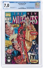 NEW MUTANTS #98 FEBRUARY 1991 CGC 7.0 FINE/VF (FIRST DEADPOOL).