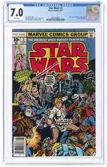 STAR WARS #2 AUGUST 1977 CGC 7.0 FINE/VF.