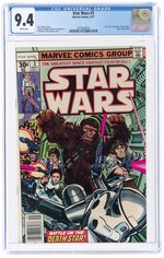 STAR WARS #3 SEPTEMBER 1977 CGC 9.4 NM.