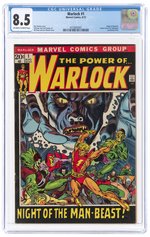 WARLOCK #1 AUGUST 1972 CGC 8.5 VF+.