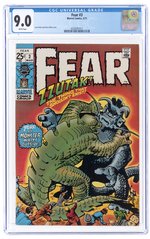 FEAR #3 MARCH 1971 CGC 9.0 VF/NM.