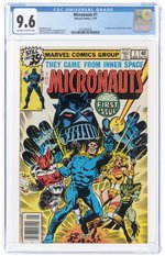 MICRONAUTS #1 JANUARY 1979 CGC 9.6 NM+ (FIRST BARON KARZA).