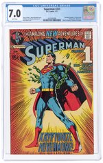 SUPERMAN #233 JANUARY 1971 CGC 7.0 FINE/VF.