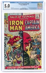 TALES OF SUSPENSE #66 JUNE 1965 CGC 5.0 VG/FINE (FIRST SILVER AGE RED SKULL).