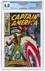 CAPTAIN AMERICA #117 SEPTEMBER 1969 CGC 6.0 FINE (FIRST FALCON).