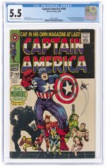 CAPTAIN AMERICA #100 APRIL 1968 CGC 5.5 FINE-.