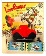 "THE LONE RANGER MOVIE STYLE VIEWER" WITH FILMS ON ORIGINAL CARD.