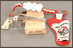 ROY ROGERS RARE BOXED GUN & HOLSTER SET.