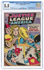 JUSTICE LEAGUE OF AMERICA #29 AUGUST 1964 CGC 5.5 FINE- (FIRST CRIME SYNDICATE).