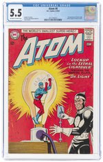 ATOM #8 AUGUST-SEPTEMBER 1963 CGC 5.5 FINE-.