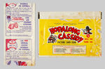 "HOPALONG CASSIDY PICTURE CARD GUM" 5¢ WRAPPER WITH INSERT SHEET.