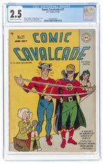 COMIC CAVALCADE #27 JUNE-JULY 1948 CGC 2.5 GOOD+.