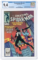 AMAZING SPIDER-MAN #252 MAY 1984 CGC 9.4 NM (FIRST BLACK COSTUME).