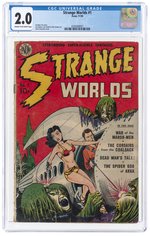 STRANGE WORLDS #1 NOVEMBER 1950 CGC 2.0 GOOD.