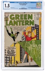 GREEN LANTERN VOL. 2 #7 JULY-AUGUST 1961 CGC 1.5 FAIR/GOOD (FIRST SINESTRO).