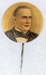 MCKINLEY GOLD PORTRAIT STICKPIN.