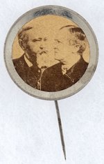 HARRISON & MORTON 1888 JUGATE STICKPIN BADGE HAKE #3223.