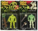 SWAMP THING CARDED ACTION FIGURE LOT OF SIX.