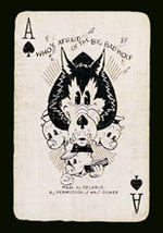 THREE LITTLE PIGS ENGLISH PLAYING CARD DECKS.