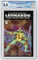 LEONARDO, TEENAGE MUTANT NINJA TURTLE #1 DECEMBER 1986 CGC 8.0 VF.