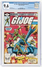 G.I. JOE, A REAL AMERICAN HERO #1 JUNE 1982 CGC 9.6 NM+.