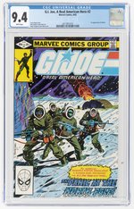 G.I. JOE, A REAL AMERICAN HERO #2 AUGUST 1982 CGC 9.4 NM.