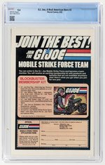 G.I. JOE, A REAL AMERICAN HERO #2 AUGUST 1982 CGC 9.4 NM.