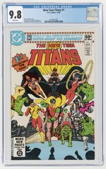 NEW TEEN TITANS #1 NOVEMBER 1980 CGC 9.8 NM/MINT.