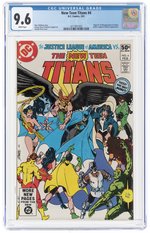 NEW TEEN TITANS #4 FEBRUARY 1981 CGC 9.6 NM+ (FIRST FULL TRIGON).