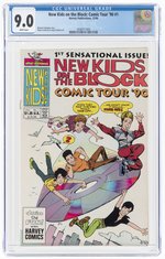 NEW KIDS ON THE BLOCK: COMIC TOUR '90 #1 DECEMBER 1990 CGC 9.0 VF/NM.