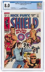 NICK FURY, AGENT OF S.H.I.E.L.D. #12 MAY 1969 CGC 8.0 VF.