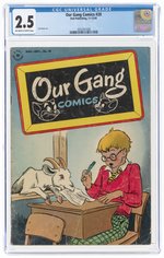 OUR GANG COMICS #20 NOVEMBER-DECEMBER 1945 CGC 2.5 GOOD+.