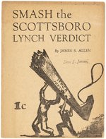 1933 SCOTTSBORO BOYS JIM CROW VERDICT CIVIL RIGHTS PAMPHLET.