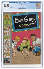 OUR GANG COMICS #34 MAY 1947 CGC 4.5 VG+.