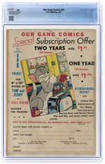 OUR GANG COMICS #31 FEBRUARY 1947 CGC 3.0 GOOD/VG.