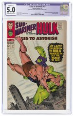 TALES TO ASTONISH #87 JANUARY 1967 CGC RESTORED 5.0 SLIGHT (C-1) VG/FINE.