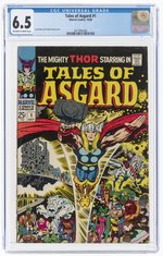 TALES OF ASGARD #1 OCTOBER 1968 CGC 6.5 FINE+.