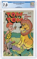 TOM-TOM, THE JUNGLE BOY #1 1958 CGC 7.0 FINE/VF.