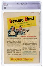 TREASURE CHEST VOL. 7 #13 FEBRUARY 1952 CGC RESTORED 4.0 SLIGHT/MOD (C-2) VG.