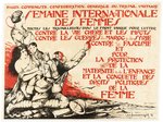 1926 C.G.T.U. FRENCH WOMENS RIGHTS COMMUNISM ANTI-COLONIALISM POSTER.