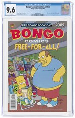 BONGO COMICS FREE-FOR-ALL #NN 2009 CGC 9.6 NM+.