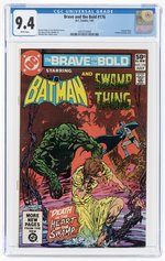 BRAVE AND THE BOLD #176 JULY 1981 CGC 9.4 NM (SWAMP THING).