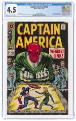 CAPTAIN AMERICA #103 JULY 1968 CGC 4.5 VG+.