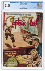 CAPTAIN FLEET #1 FALL 1952 CGC 2.0 GOOD.