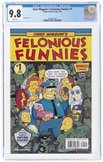 CHIEF WIGGUM'S FELONIUS FUNNIES #1 2018 CGC 9.8 NM/MINT.