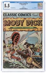 CLASSIC COMICS #5 JULY 1944 CGC 5.5 FINE- (MOBY DICK).