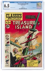 CLASSICS ILLUSTRATED #64 MARCH 1954 CGC 6.5 FINE+ (TREASURE ISLAND).