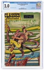 CLASSICS ILLUSTRATED #56 FEBRUARY 1949 CGC 2.0 GOOD.